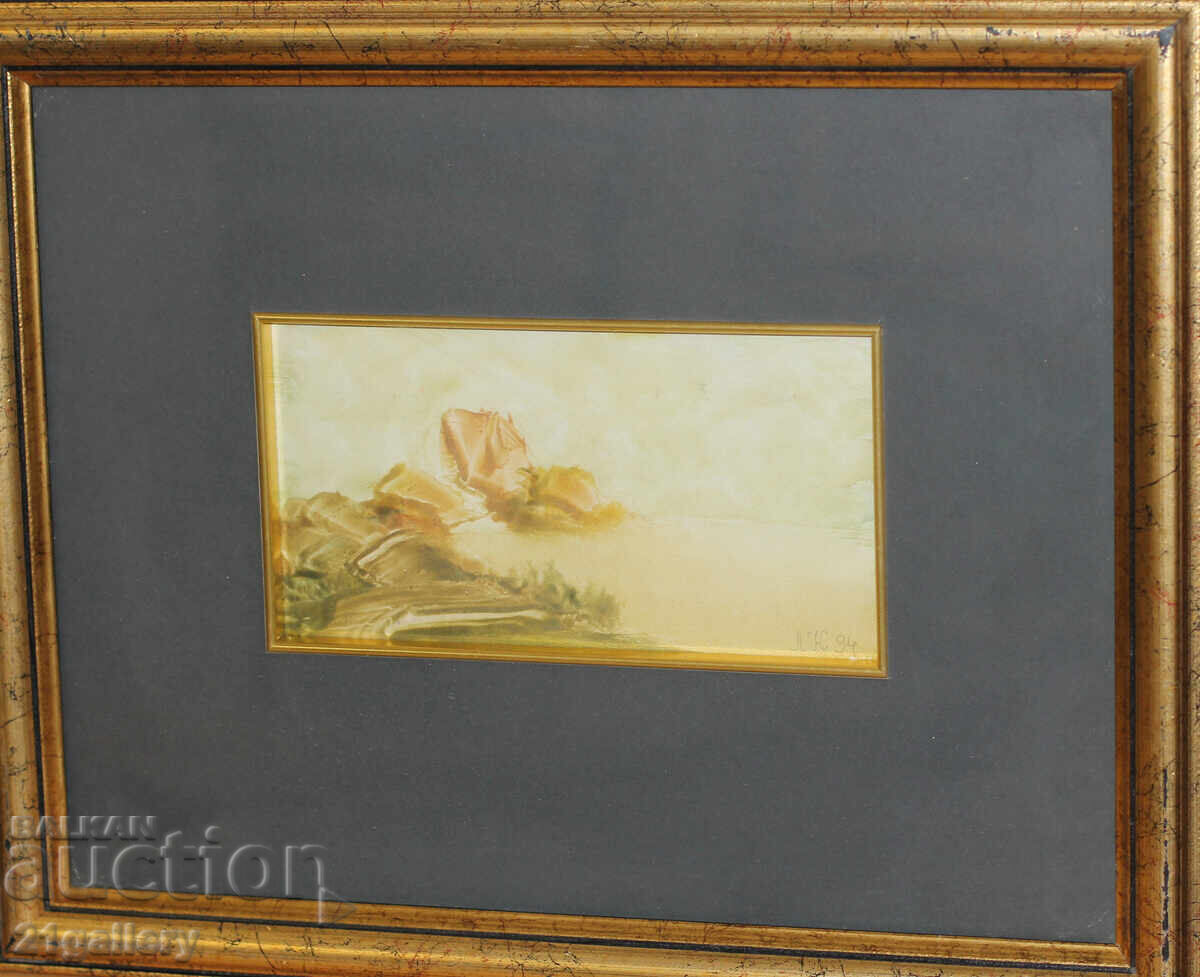 L. Krekmanova / Watercolor, landscape 1994 with price 120.00 BGN | € 61.36 L. Krekmanova / Watercolor, landscape 1994 with price 120.00 BGN | € 61.36