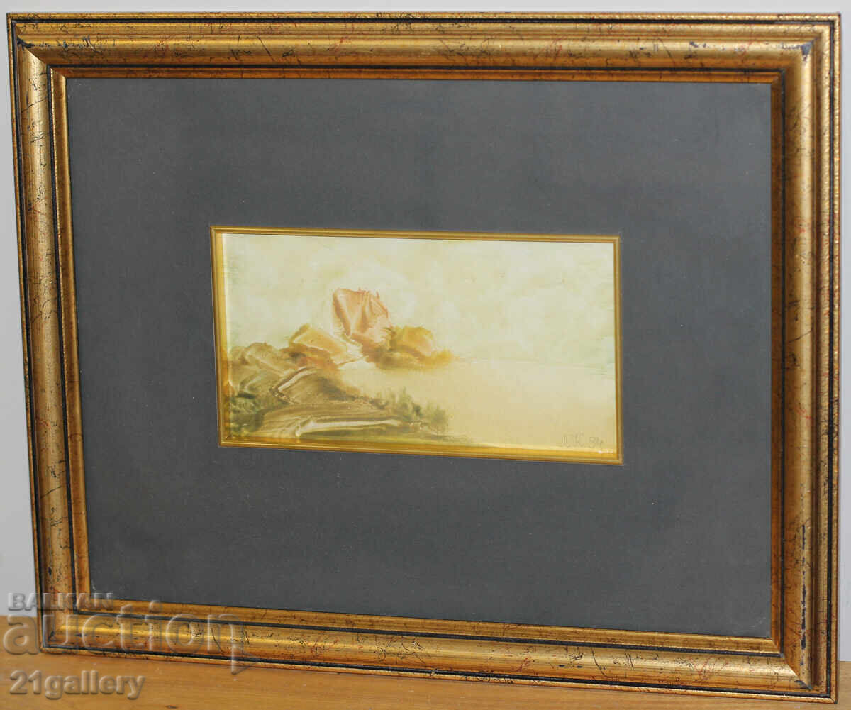 Auction L. Krekmanova / Watercolor, landscape 1994 Auction L. Krekmanova / Watercolor, landscape 1994