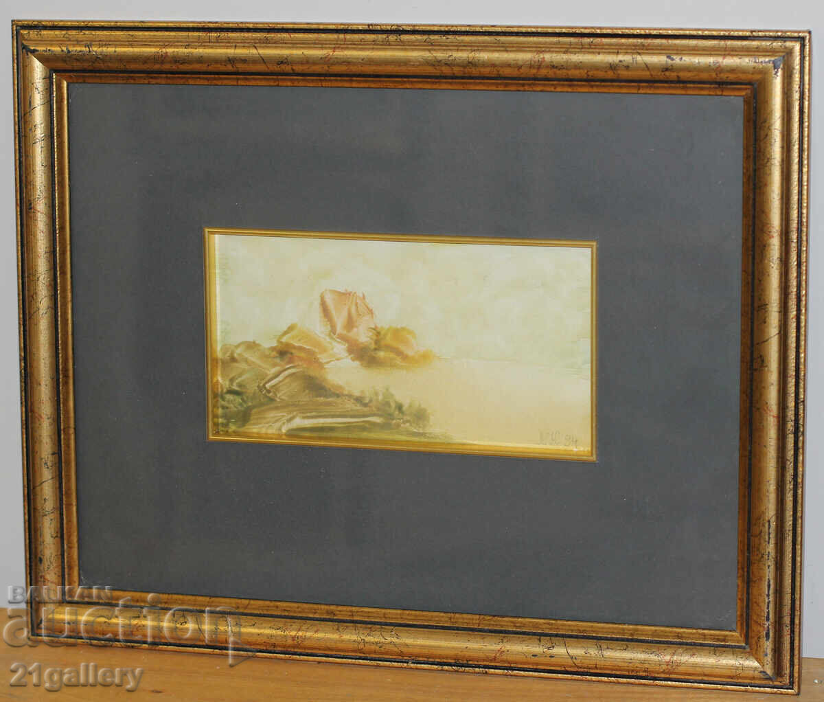 Delivery of L. Krekmanova / Watercolor, landscape 1994 Delivery of L. Krekmanova / Watercolor, landscape 1994