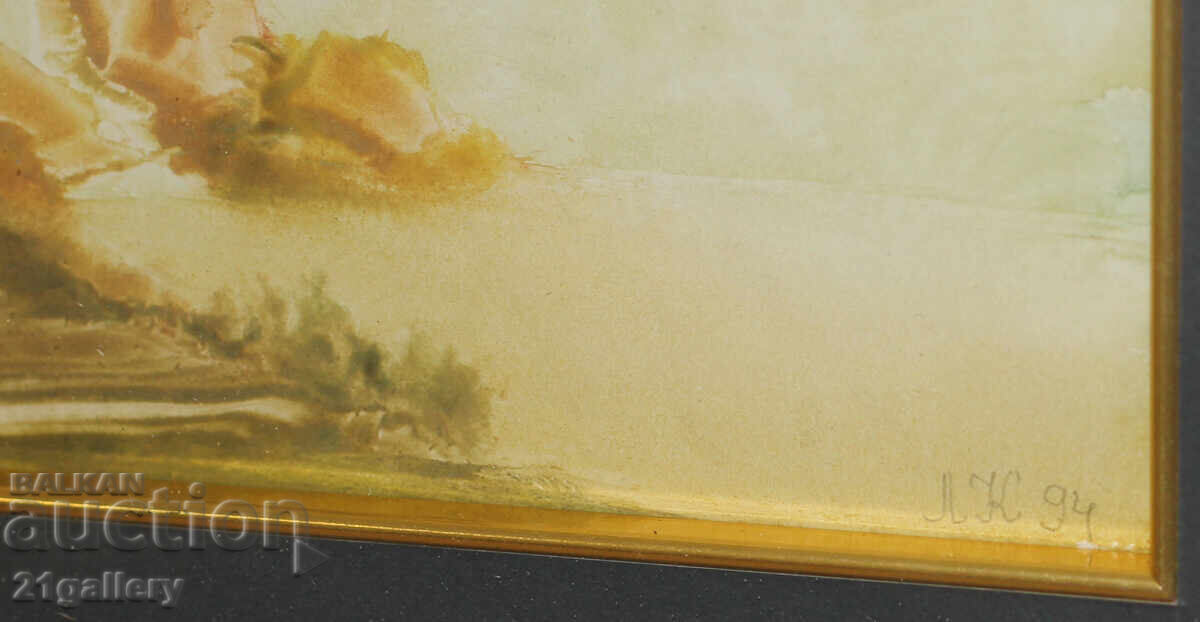 L. Krekmanova / Watercolor, landscape 1994 - 7 L. Krekmanova / Watercolor, landscape 1994 - 7