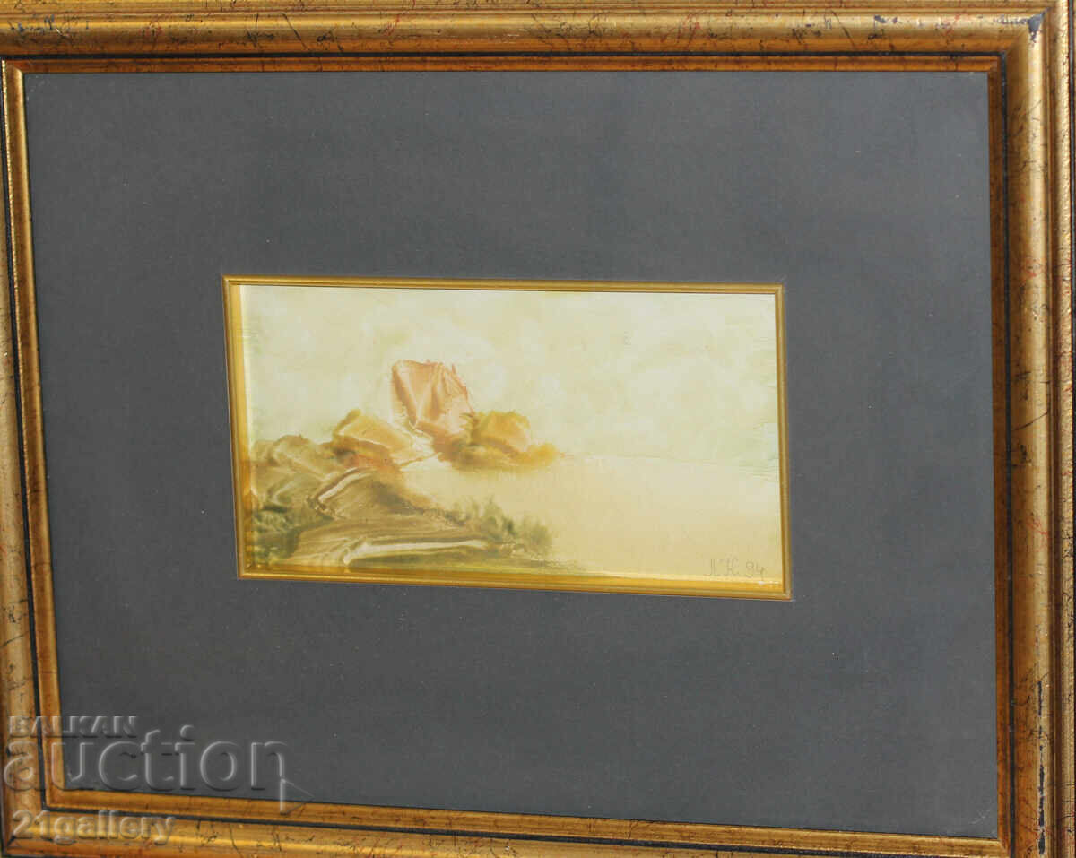 L. Krekmanova / Watercolor, landscape 1994 L. Krekmanova / Watercolor, landscape 1994