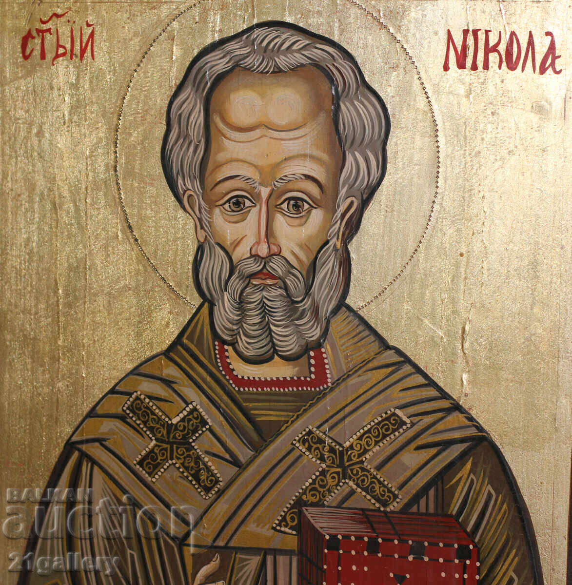 A modern icon of Saint Nicholas the Wonderworker - 7 A modern icon of Saint Nicholas the Wonderworker - 7