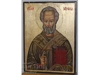 A modern icon of Saint Nicholas the Wonderworker