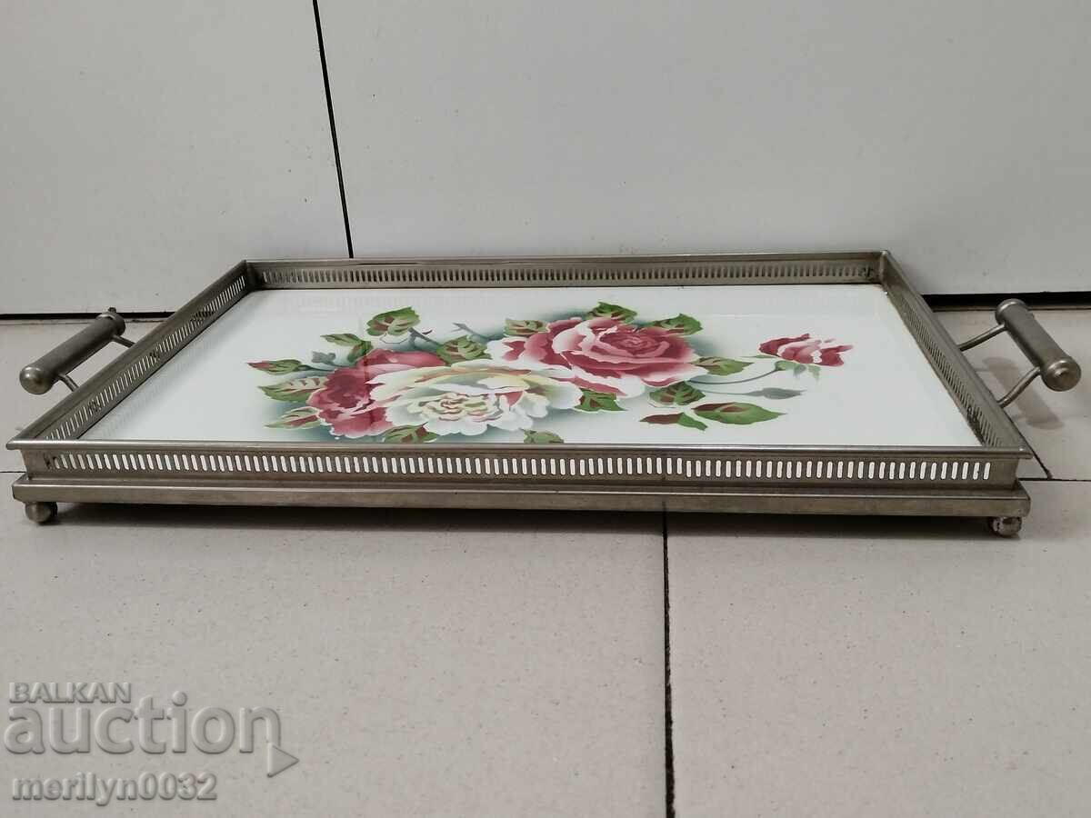 Czech porcelain tray, porcelain, tray, service with price 89.00 BGN | € 45.50