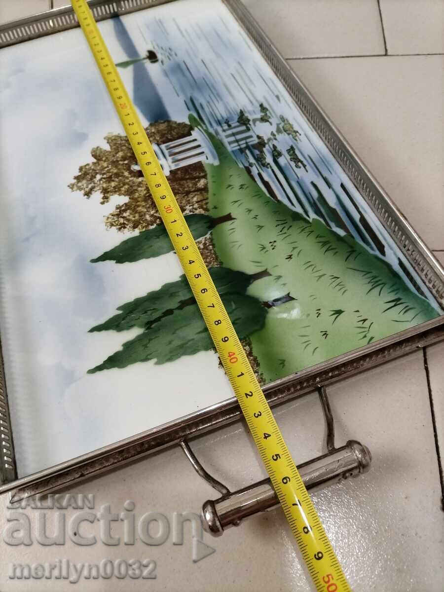 Delivery of Czech porcelain tray, porcelain, tray, service