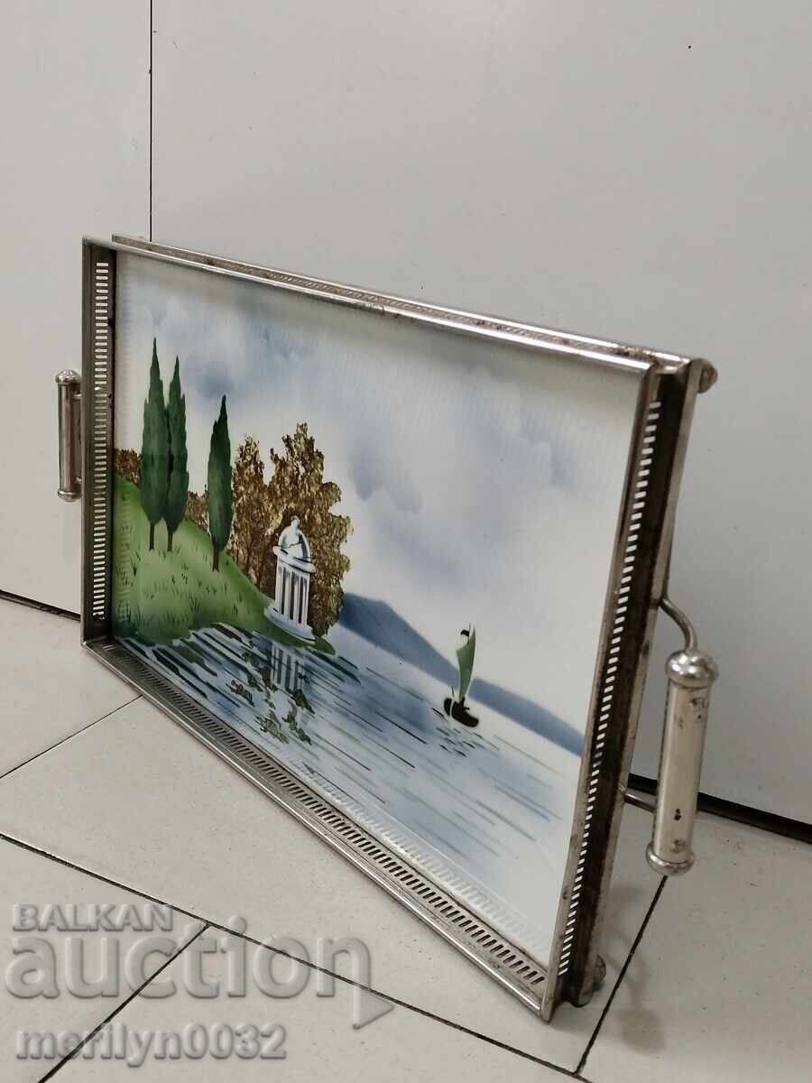 Czech porcelain tray, porcelain, tray, service - 7