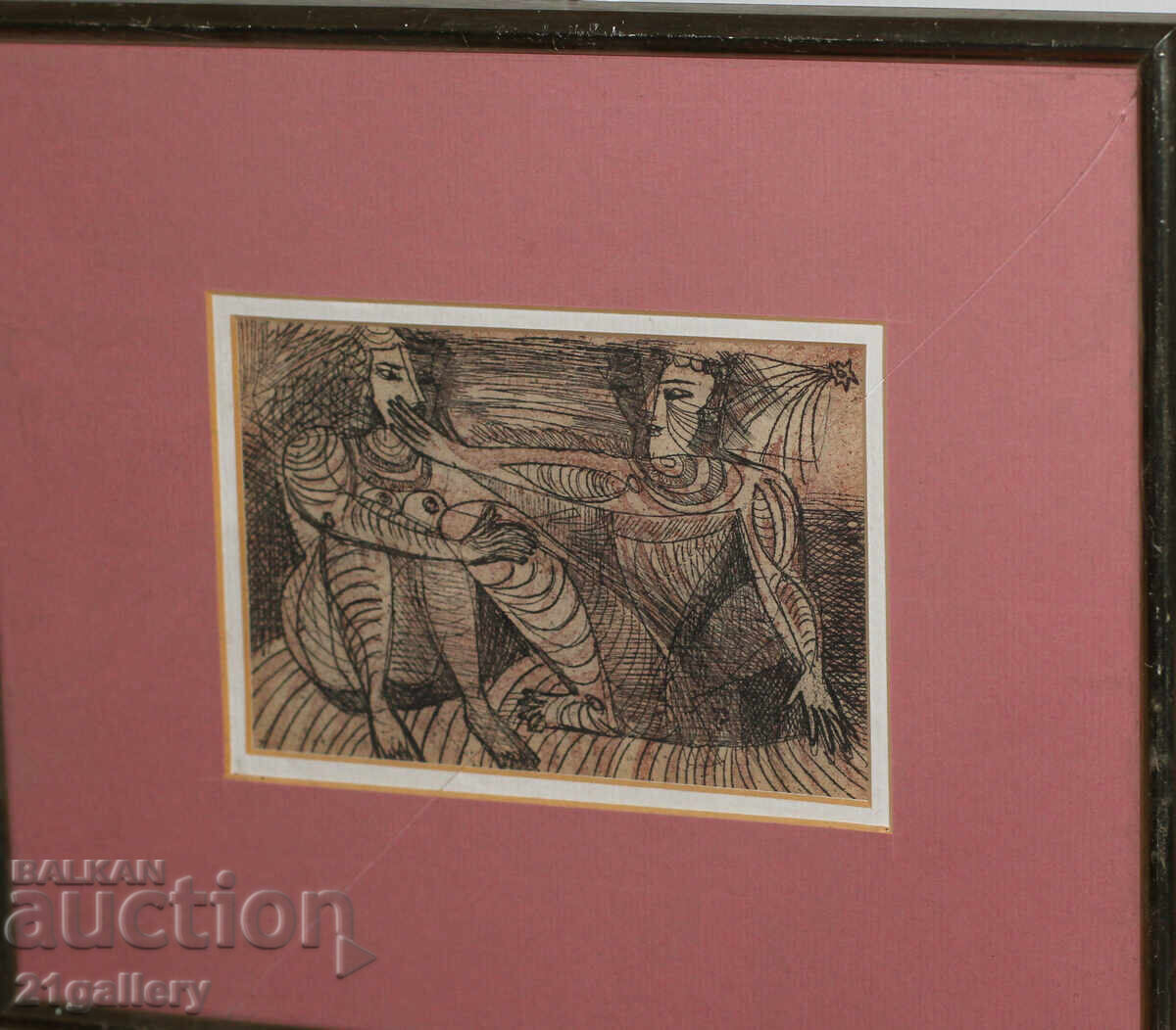 Vesselin Damyanov (1977-), Figural composition, Graphics Vesselin Damyanov (1977-), Figural composition, Graphics