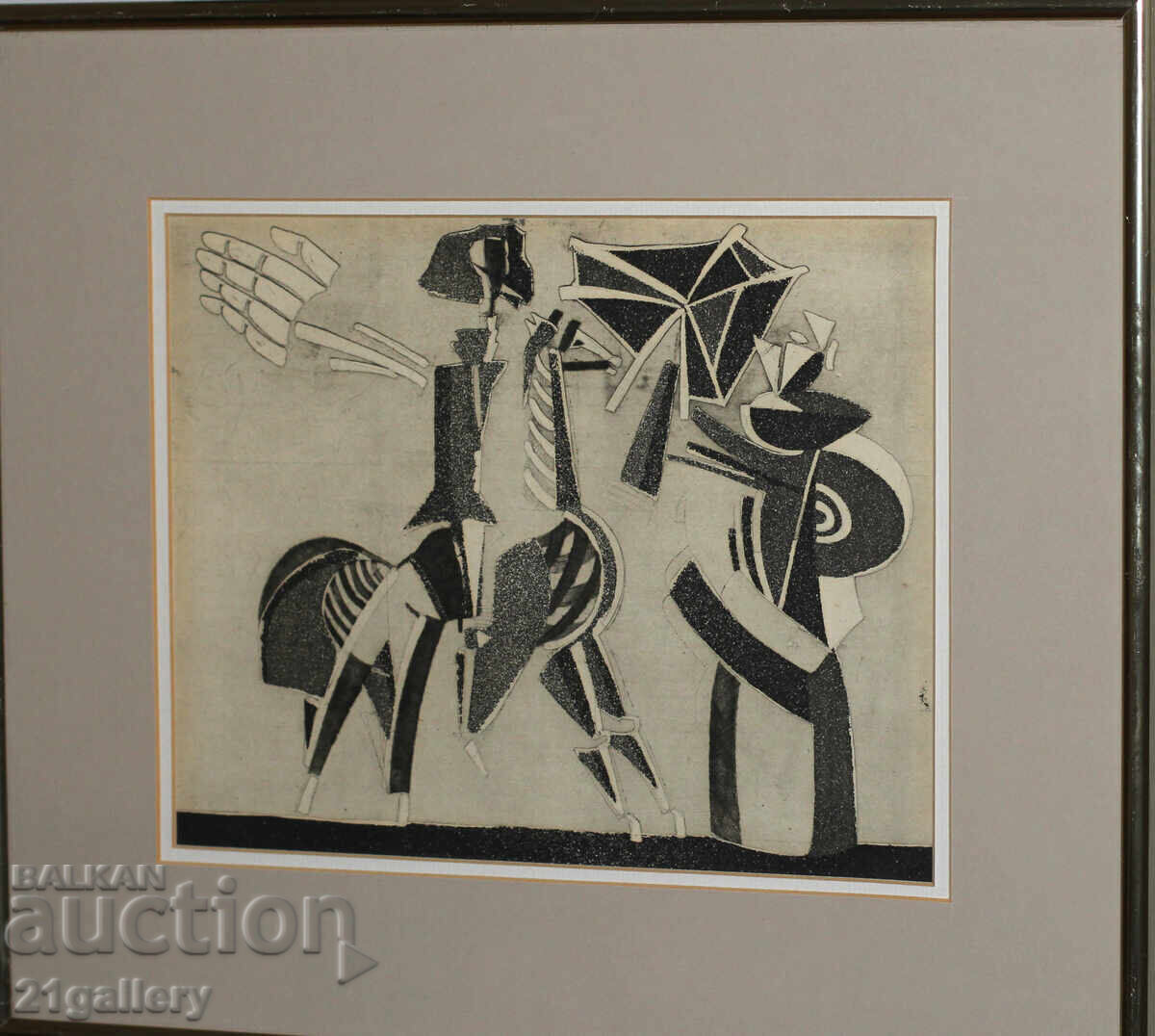 Vesselin Damyanov (1977-) Figural composition, Graphics Vesselin Damyanov (1977-) Figural composition, Graphics