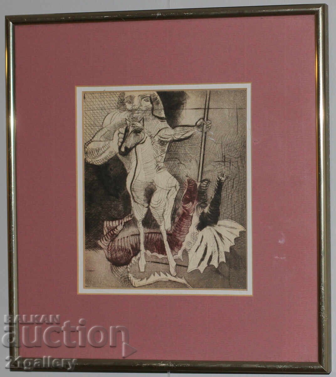 Auction  Vesselin Damyanov (1977-), Abstract composition, Graphics