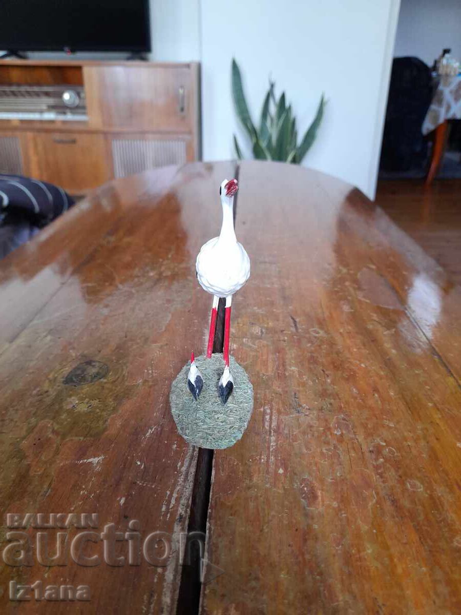 Suvenir vechi, figurina Barza cu preț 27.00 BGN | € 13.80 Suvenir vechi, figurina Barza cu preț 27.00 BGN | € 13.80