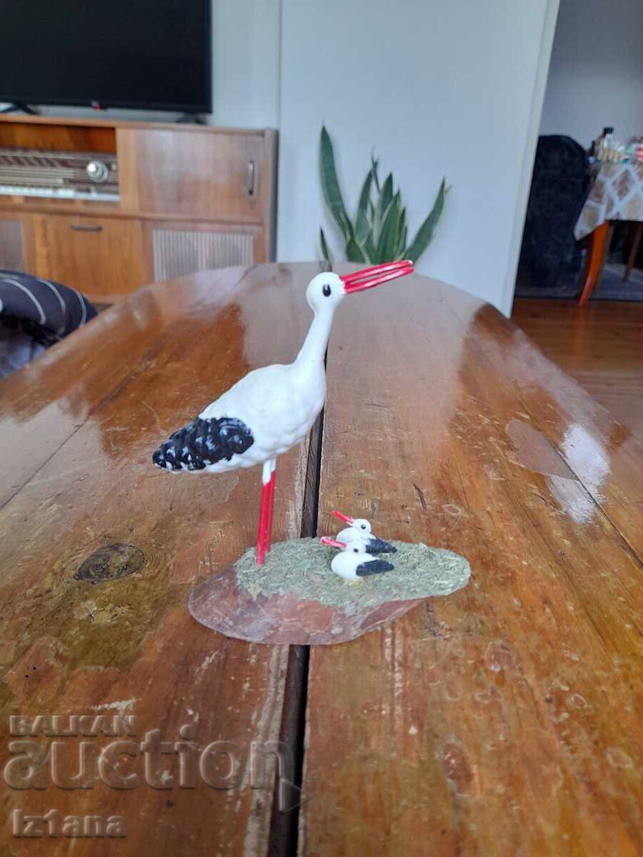 Suvenir vechi, figurina Barza Suvenir vechi, figurina Barza