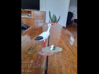 Old souvenir, figurine Stork