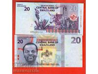 SWAZILAND SWAZILAND 20 issue - issue 2017 NEW UNC