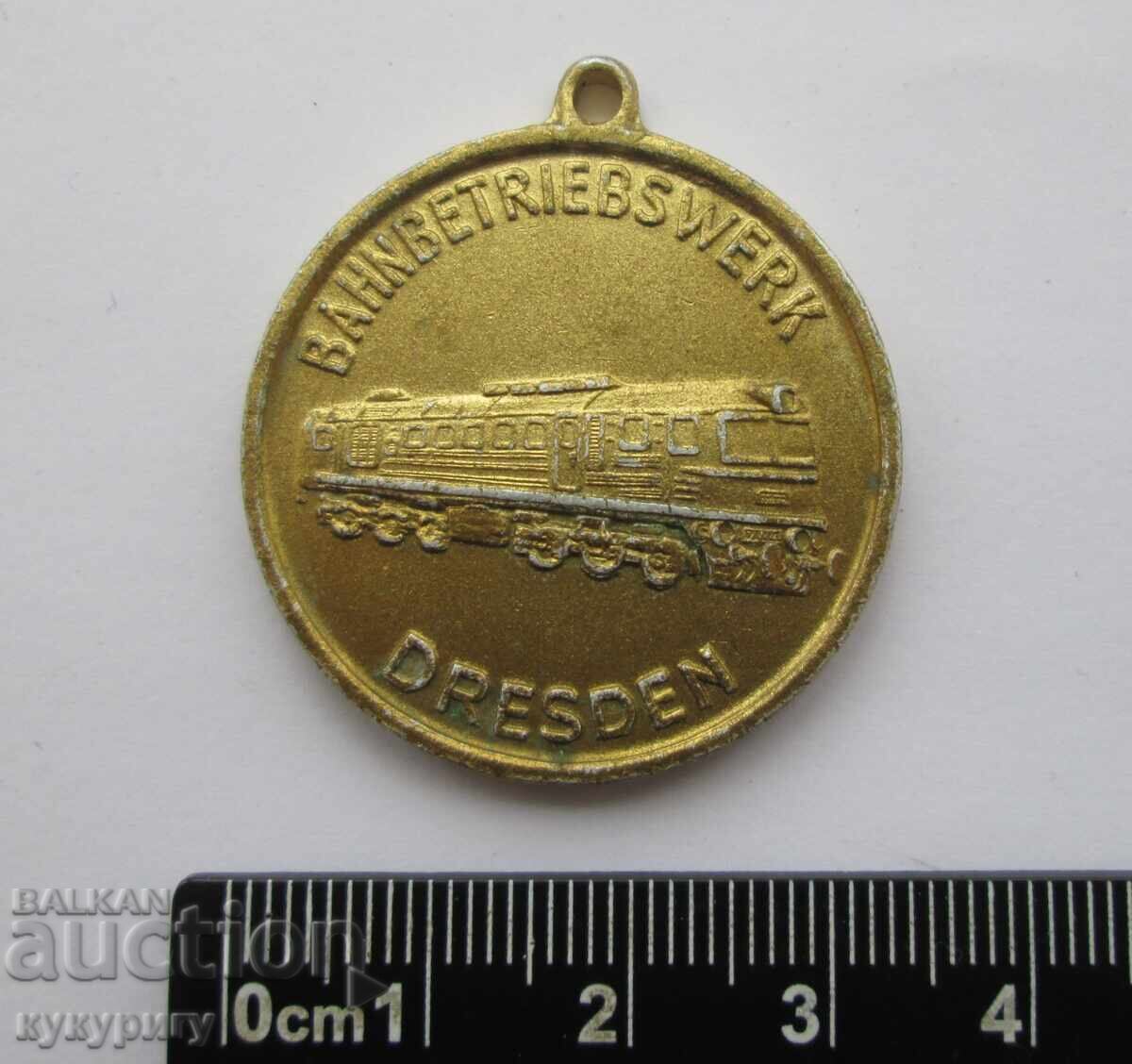 Old Soc GDR railway railway medal depot Dresden with price 20.00 BGN | € 10.23 Old Soc GDR railway railway medal depot Dresden with price 20.00 BGN | € 10.23