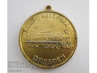 Old Soc GDR Railway Rail Medal Depot της Δρέσδης