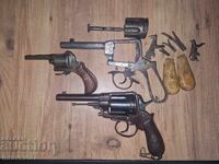 Lot of old pistols, Gasser, Lafouché.