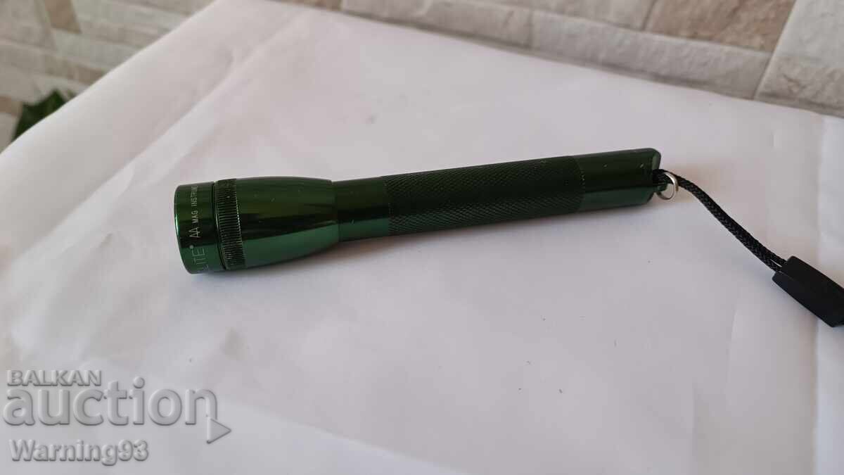 Metal small flashlight - Mini MagLite - Made in USA with price 20.00 BGN | € 10.23