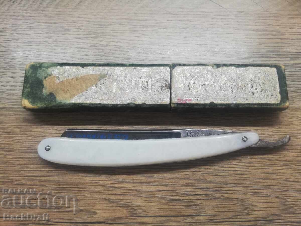 OLD GERMAN SILBER STAHL SOLINGEN SHOVEL, ENGRAVED BLADE - 5 OLD GERMAN SILBER STAHL SOLINGEN SHOVEL, ENGRAVED BLADE - 5