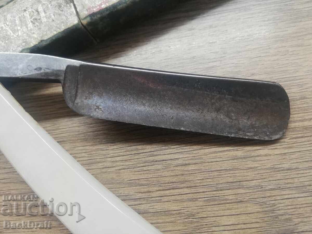 OLD GERMAN SILBER STAHL SOLINGEN SHOVEL, ENGRAVED BLADE - 6 OLD GERMAN SILBER STAHL SOLINGEN SHOVEL, ENGRAVED BLADE - 6