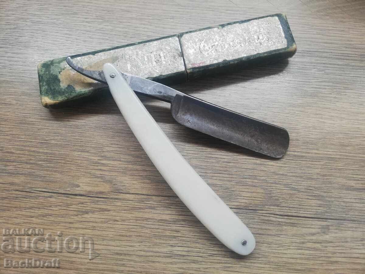 OLD GERMAN SILBER STAHL SOLINGEN SHOVEL, ENGRAVED BLADE - 7 OLD GERMAN SILBER STAHL SOLINGEN SHOVEL, ENGRAVED BLADE - 7