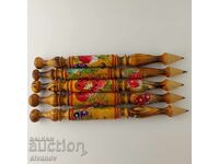 Lot of 5 large souvenir pencils Romania B0030