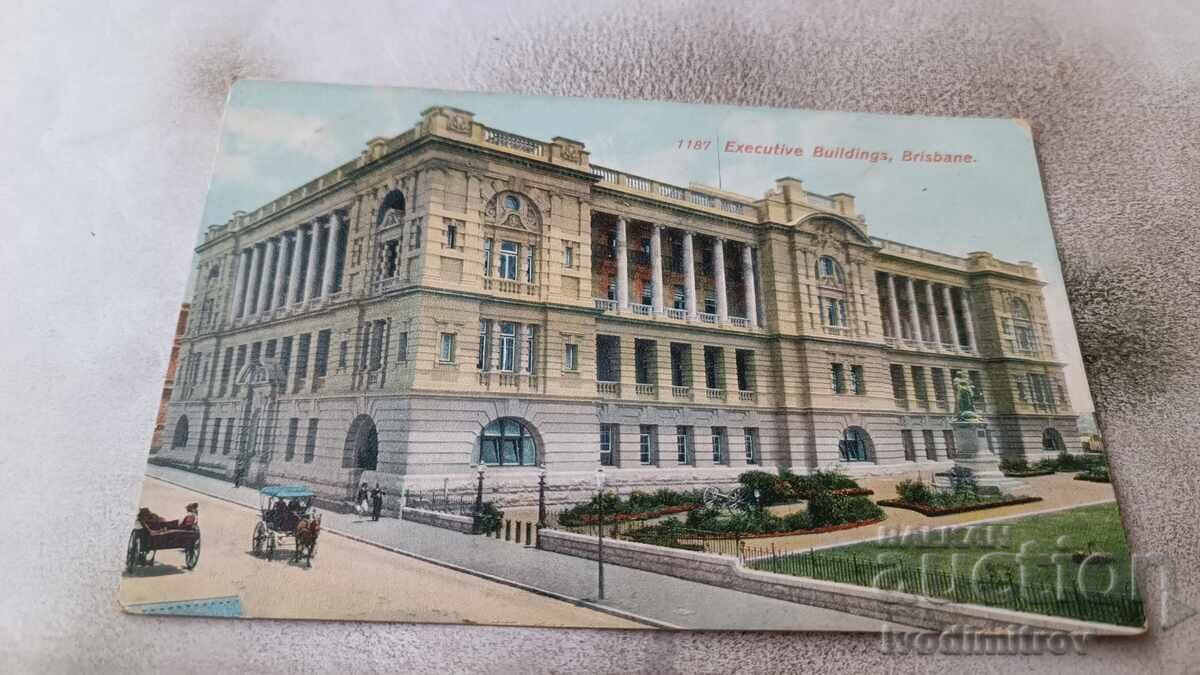 Brisbane Executive Buildings Postcard Brisbane Executive Buildings Postcard