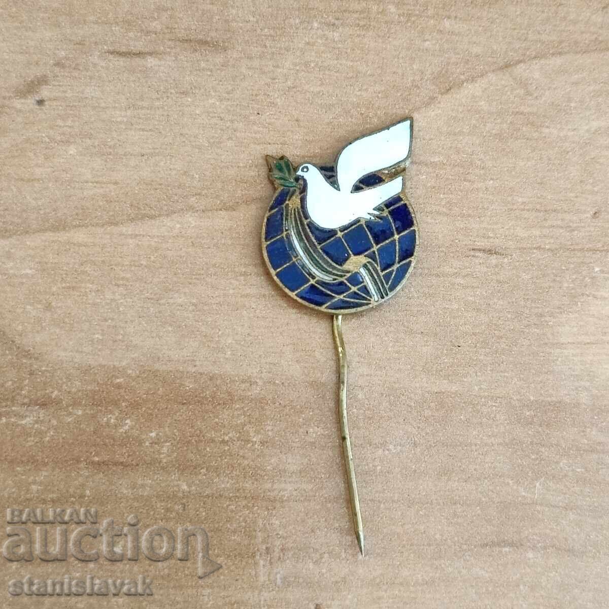 Festival badge - Bulgaria, dove Festival badge - Bulgaria, dove