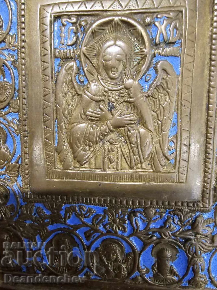 Bronze icon Tsarist Russia Archangel Michael with price 650.00 BGN | € 332.34