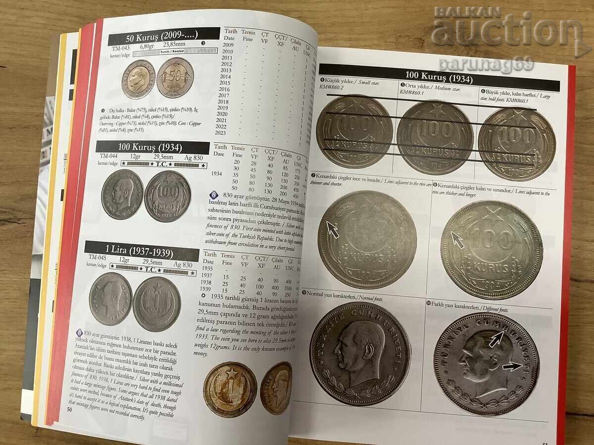 Ottoman Turkey - Republic Banknotes and Coins CATALOG 2023 with price 55.00 BGN | € 28.12 Ottoman Turkey - Republic Banknotes and Coins CATALOG 2023 with price 55.00 BGN | € 28.12