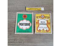 Old labels from the Tsarist era