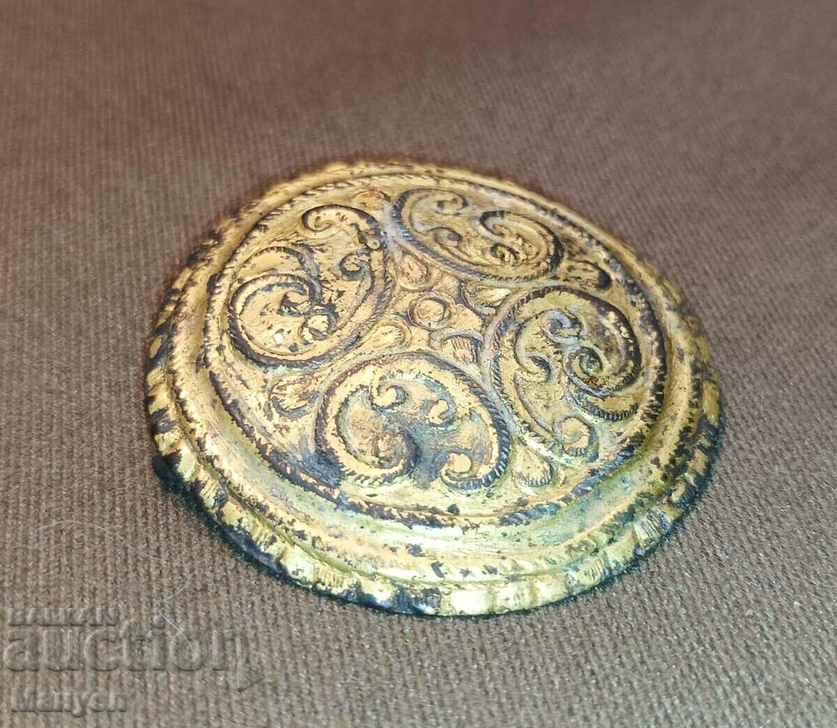 Renaissance pin, mercury gilding, silver. with price 69.00 BGN | € 35.28 Renaissance pin, mercury gilding, silver. with price 69.00 BGN | € 35.28