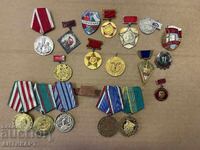 19 Bulgarian communist medals, badges and insignia + BONUS!