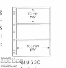 Pack of 10 sheets for 3 banknotes from the NUMIS system