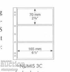 Pachet de 10 coli pentru 3 bancnote din sistemul NUMIS Pachet de 10 coli pentru 3 bancnote din sistemul NUMIS