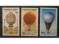 Djibouti 1983 Avioane/Baloane MNH