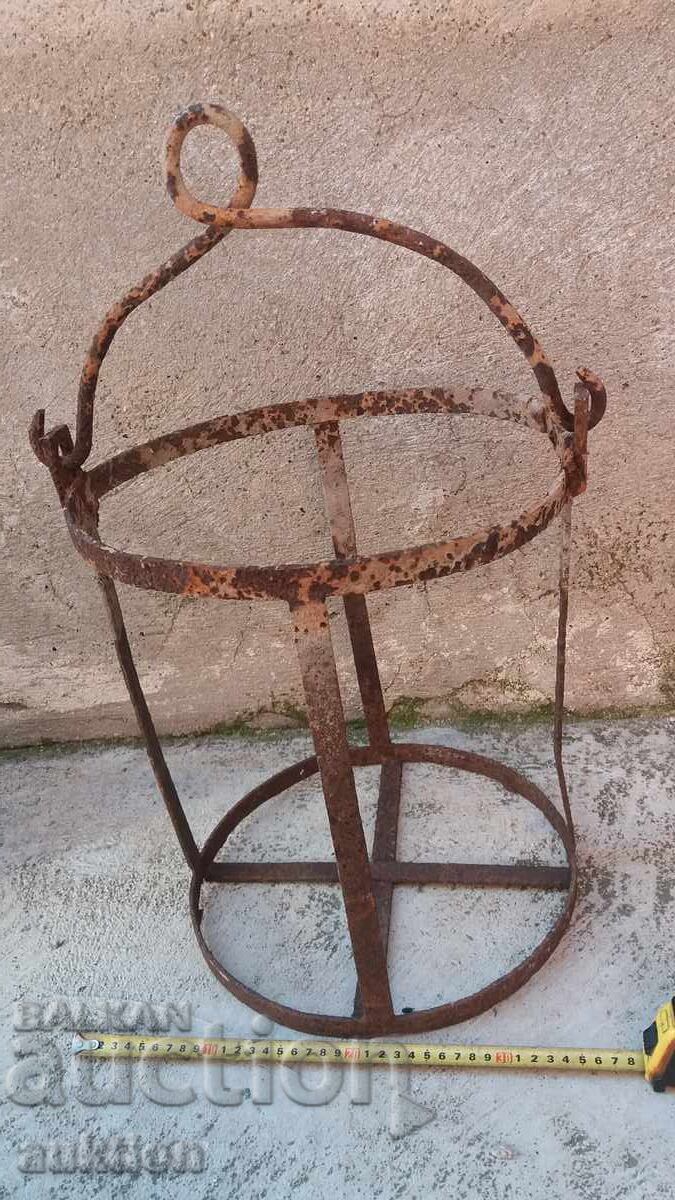 Delivery of massive wrought iron glass decanter guard Delivery of massive wrought iron glass decanter guard