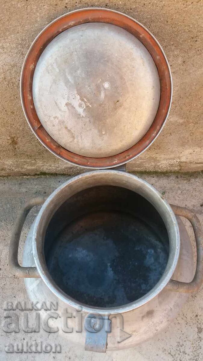 aluminum milk jug with lid 25 liters - 5