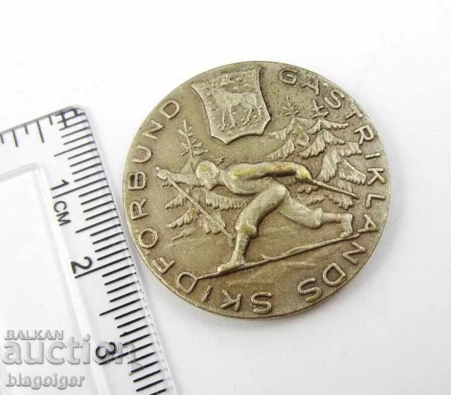 Auction  Old table medal - Swedish Ski Association