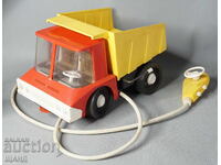 NORMA Old Russian plastic toy model dump truck