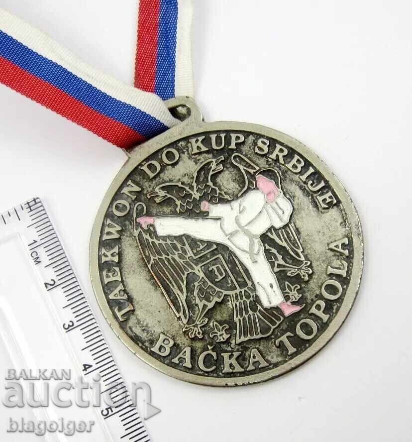 Licitație Medalie cu premii-Campionatul-Cupa Serbiei-Karate Licitație Medalie cu premii-Campionatul-Cupa Serbiei-Karate