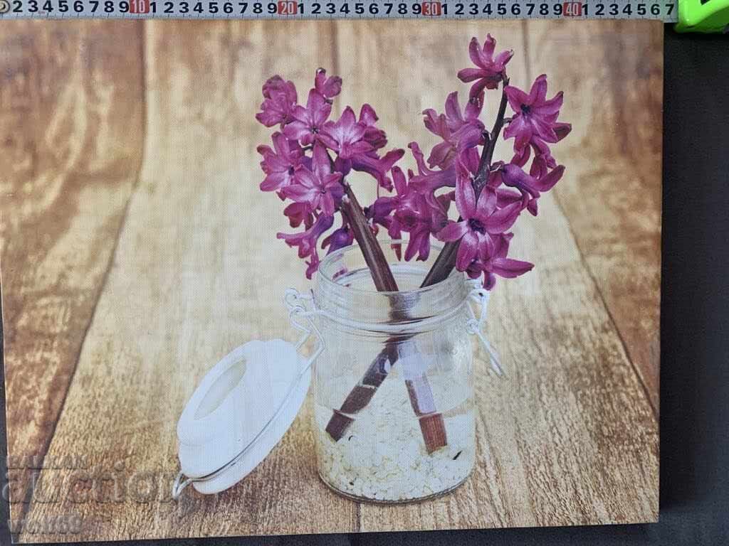 Голяма картина-литография с дървена рамка 45/35 см с цена € 7.00 | 13.69 лв.