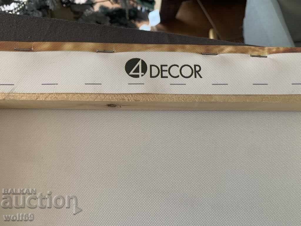 Παράδοση Μεγάλη εικόνα-λιθογραφία με ξύλινη κορνίζα 45/35 εκ