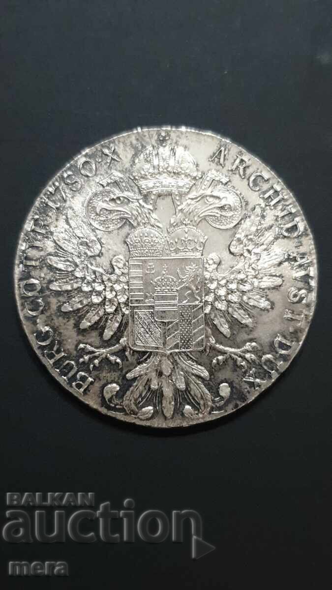 Silver coin - 1 thaler 1780 with price 250.00 BGN | € 127.82 Silver coin - 1 thaler 1780 with price 250.00 BGN | € 127.82