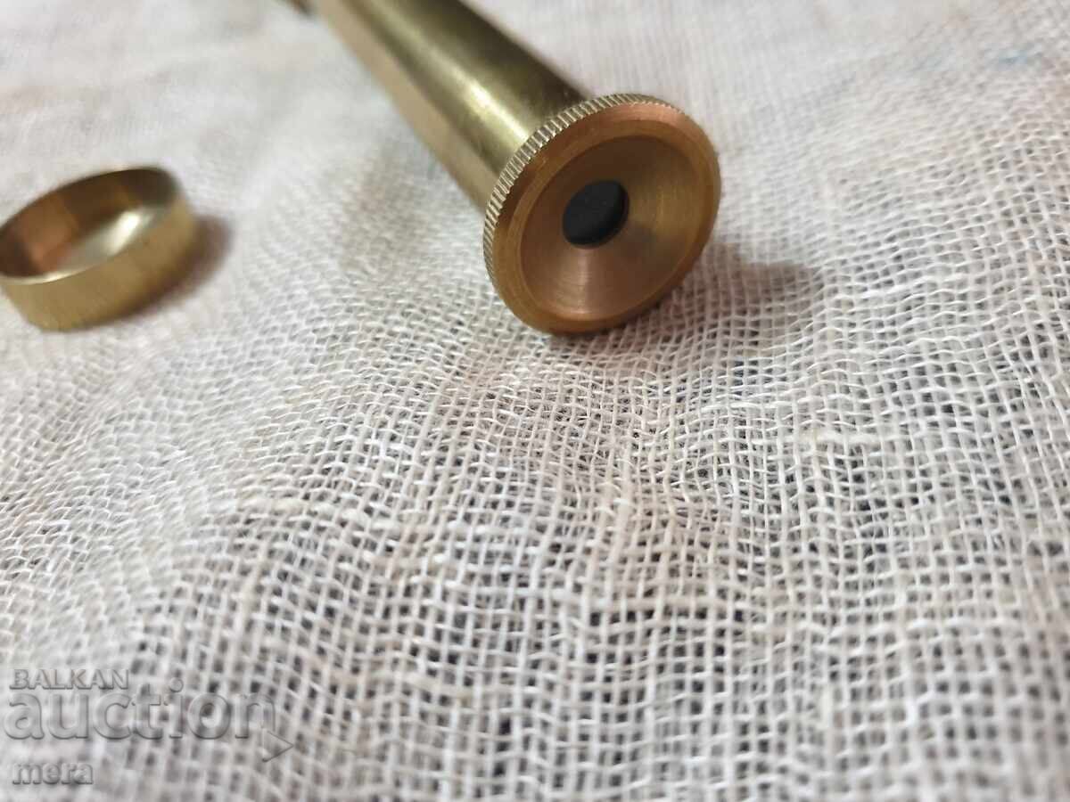 Auction Telescopic bronze binoculars Auction Telescopic bronze binoculars
