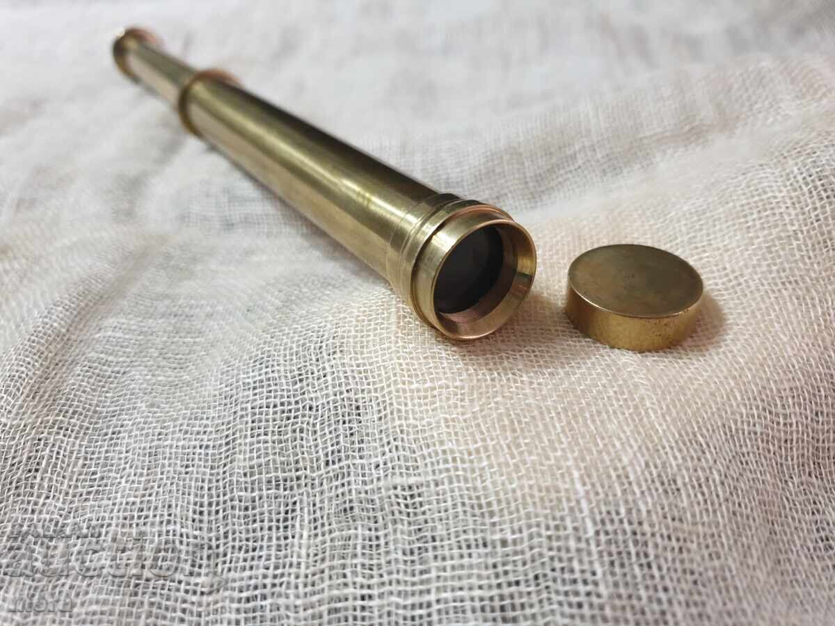 Telescopic bronze binoculars - 7 Telescopic bronze binoculars - 7