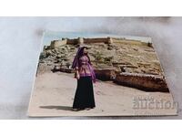 Postcard Woman in Arab Clothing