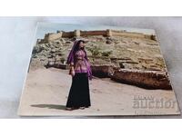 Postcard Woman in Arab Clothing