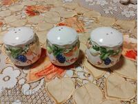 OLD GERMAN PORCELAIN SALT BOXES