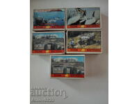 Lot of empty matches - views from Bulgaria - 1 -- 5 - 6 pieces.