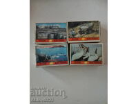 Lot of empty matches - views from Bulgaria - 2 -- 4 pieces.